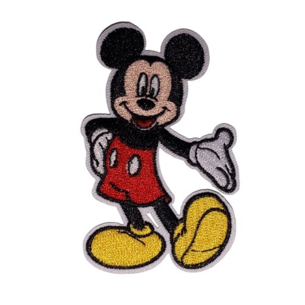 Disney Mickey Mouse Full Body Thumbs Up 3" Iron On Patch
